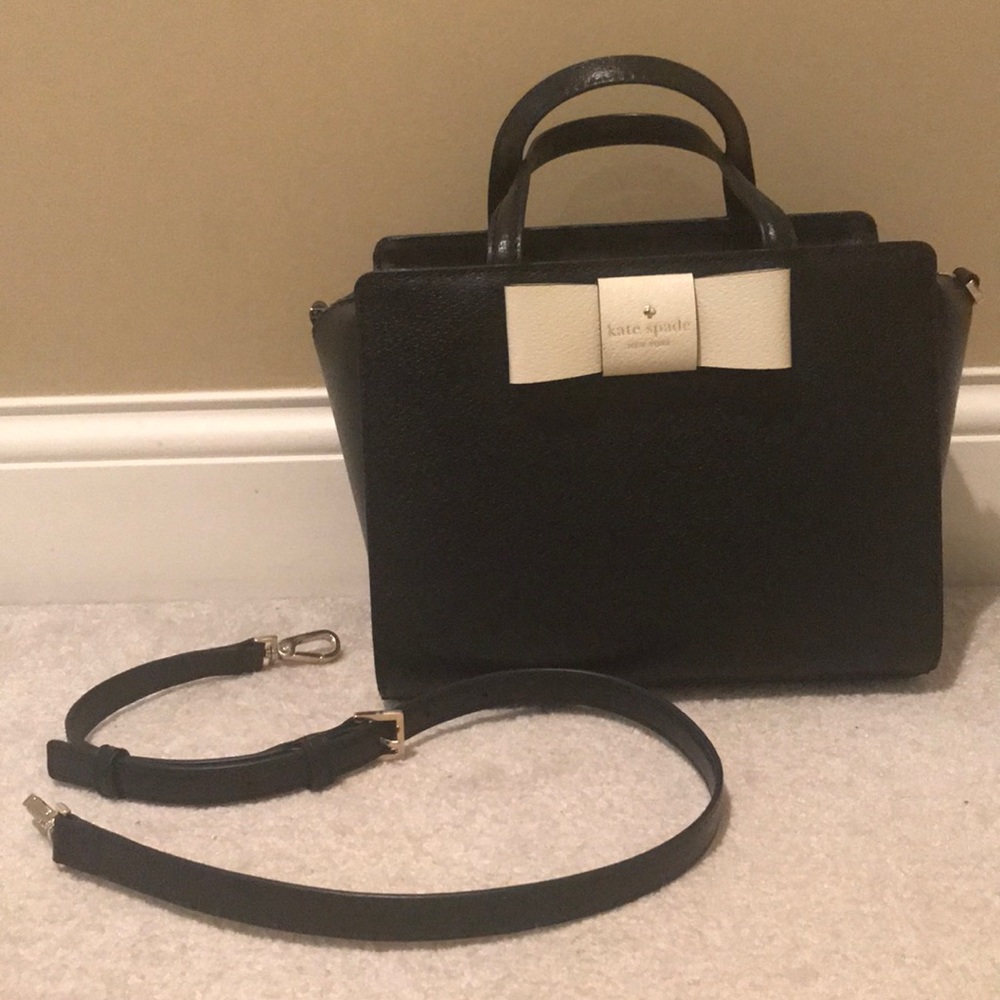 Black Kate Spade Cameron Street cross body w/ bow